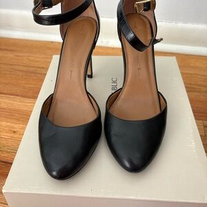 Banana Republic Black Ankle Strap Heels